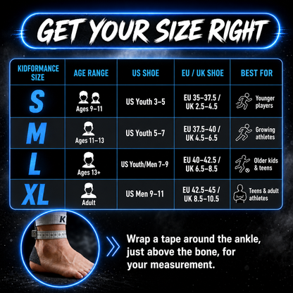 KidFormance — Youth Heel & Growth Plate Support Sleeves