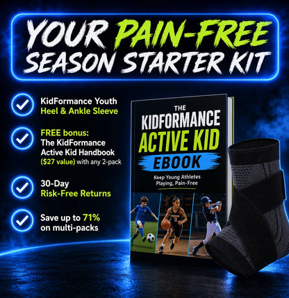 KidFormance — Youth Heel & Growth Plate Support Sleeves